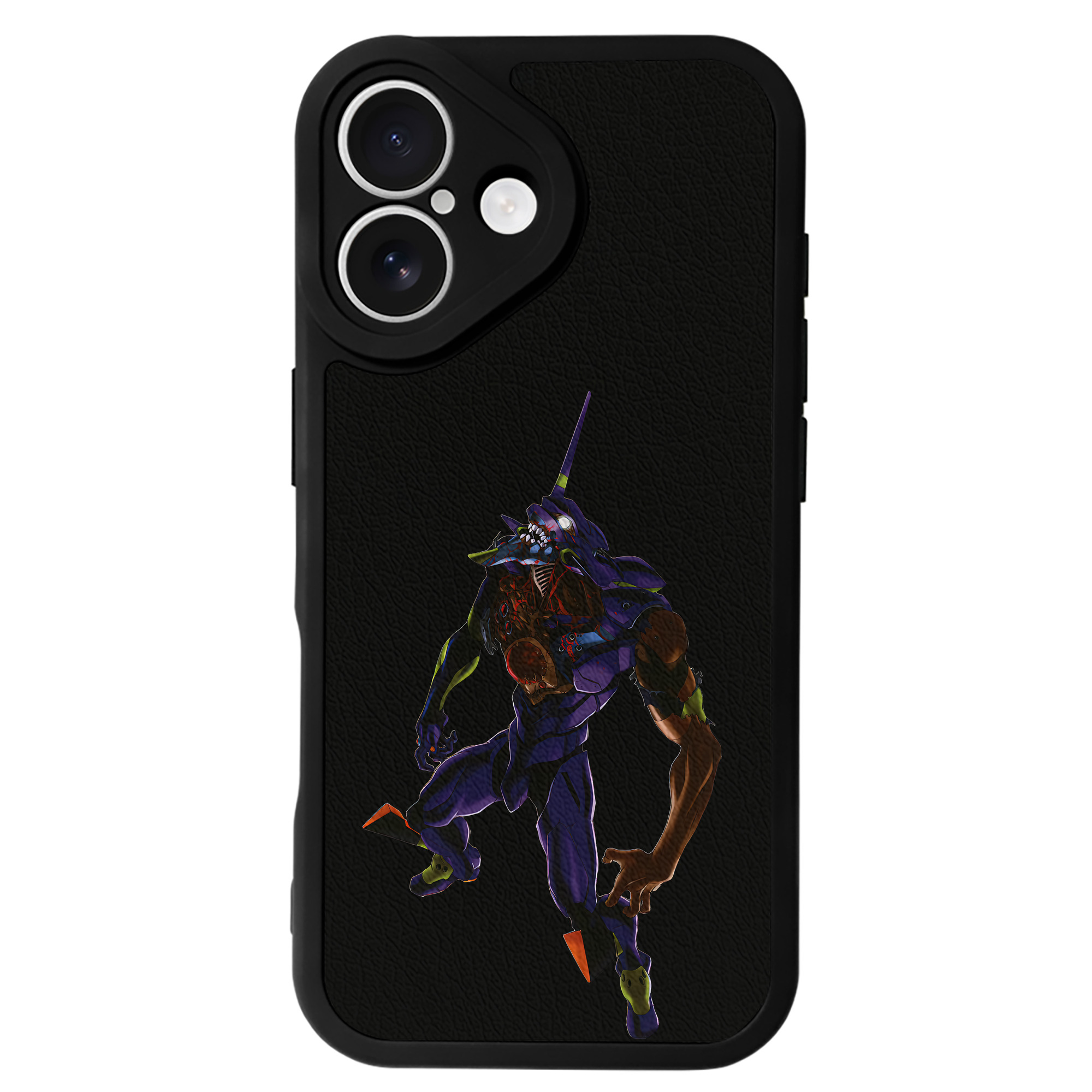 （画像用） EVA 新世紀エヴァンゲリオン 【iPhone 16シリーズ対応】シリコンスマホケース（レザー調） 材質：シリコン